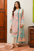 Zellbury | Unstitched 2 Piece Cambric | Embroidered Shirt Dupatta - 0106 - House Of Zarish