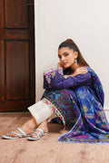 Zellbury | Unstitched 2 Piece Cambric | Embroidered Shirt Dupatta - 0108 - House Of Zarish