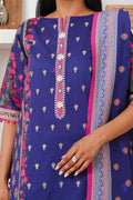 Zellbury | Unstitched 2 Piece Cambric | Embroidered Shirt Dupatta - 0110 - House Of Zarish