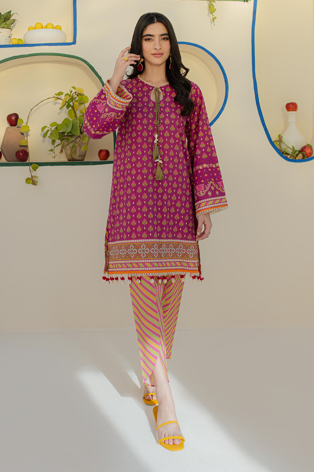 Zellbury | Unstitched 2 Piece Cambric | Embroidered Shirt Shalwar - 0114 - House Of Zarish
