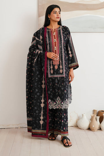 Zellbury | Unstitched 3 Piece Cambric | Embroidered Shirt Shalwar Dupatta - 0063 - House Of Zarish