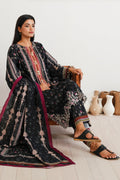 Zellbury | Unstitched 3 Piece Cambric | Embroidered Shirt Shalwar Dupatta - 0063 - House Of Zarish