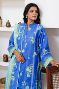 Zellbury | Unstitched 3 Piece Cambric | Embroidered Shirt Shalwar Dupatta - 0065 - Libasekhas