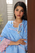 Zellbury | Unstitched 3 Piece Cambric | Embroidered Shirt Shalwar Dupatta - 0068 - House Of Zarish