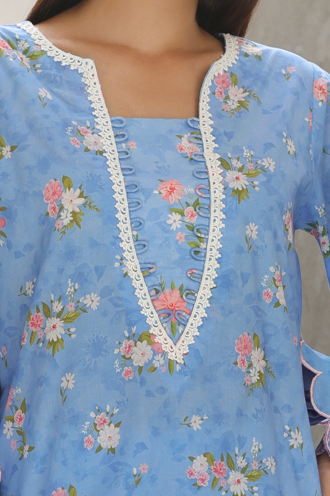 Zellbury | Unstitched 3 Piece Cambric | Embroidered Shirt Shalwar Dupatta - 0068 - House Of Zarish