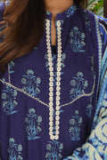 Zellbury | Unstitched 3 Piece Cambric | Embroidered Shirt Shalwar Dupatta - 0072 - House Of Zarish