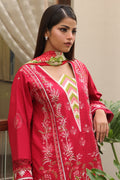 Zellbury | Unstitched 3 Piece Cambric | Embroidered Shirt Shalwar Dupatta - 0074 - House Of Zarish