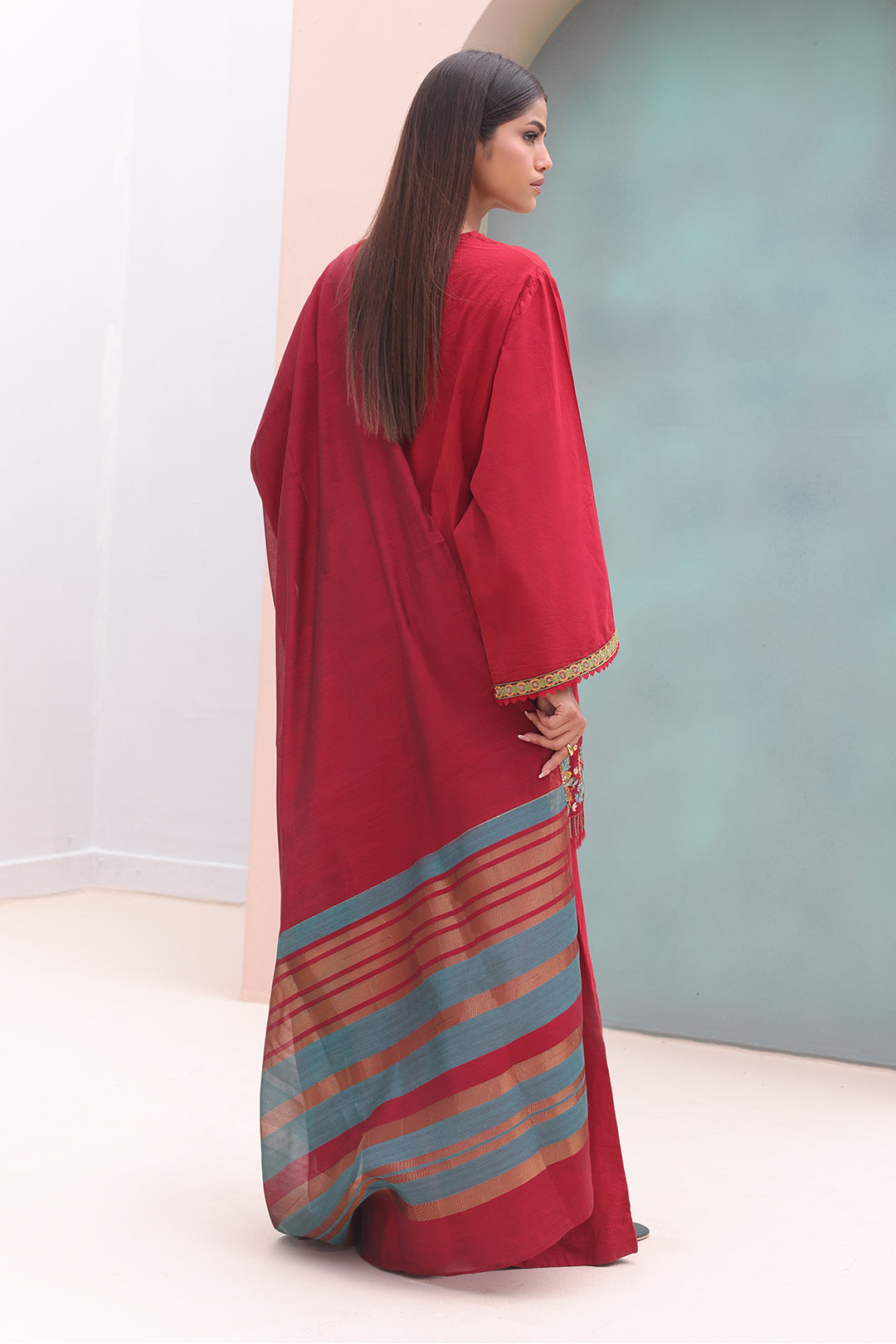 Zellbury | Unstitched 3 Piece Cambric | Embroidered Shirt Shalwar Dupatta - 0083 - House Of Zarish