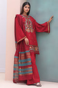 Zellbury | Unstitched 3 Piece Cambric | Embroidered Shirt Shalwar Dupatta - 0083 - House Of Zarish