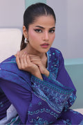 Zellbury | Unstitched 3 Piece Cambric | Embroidered Shirt Shalwar Dupatta - 0141 - Libasekhas