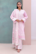 Zellbury | Unstitched 3 Piece Cambric | Embroidered Shirt Shalwar Dupatta - 0147 - House Of Zarish