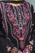 Zellbury | Unstitched 3 Piece Chambray | Embroidered Shirt Shalwar Dupatta - 0148 - House Of Zarish