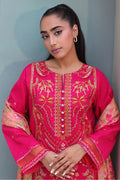 Zellbury | Unstitched 3 Piece Cambric | Embroidered Shirt Shalwar Dupatta - 0151 - House Of Zarish