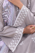 Zellbury | Unstitched 3 Piece Cambric | Embroidered Shirt Shalwar Dupatta - 0601 - House Of Zarish