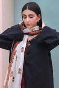 Zellbury | Unstitched 3 Piece Cambric | Embroidered Shirt Shalwar Dupatta - 0605 - House Of Zarish