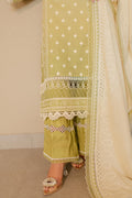 Zellbury | Unstitched 3 Piece Chikankari | Embroidered Shirt Shalwar Dupatta - 0702 - House Of Zarish