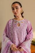 Zellbury | Unstitched 3 Piece Chikankari | Embroidered Shirt Shalwar Dupatta - 0703 - Libasekhas