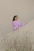 Zellbury | Unstitched 3 Piece Chikankari | Embroidered Shirt Shalwar Dupatta - 0703 - House Of Zarish