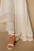 Zellbury | Unstitched 3 Piece Chikankari | Embroidered Shirt Shalwar Dupatta - 0704 - House Of Zarish