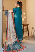 Zellbury | Unstitched 3 Piece Chikankari | Embroidered Shirt Shalwar Dupatta - 0705 - Libasekhas