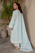 Zellbury | Unstitched 3 Piece Chikankari | Embroidered Shirt Shalwar Dupatta - 0709 - House Of Zarish