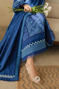Zellbury | Unstitched 3 Piece Chikankari | Embroidered Shirt Shalwar Dupatta - 0711 - House Of Zarish