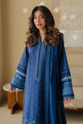 Zellbury | Unstitched 3 Piece Chikankari | Embroidered Shirt Shalwar Dupatta - 0711 - House Of Zarish