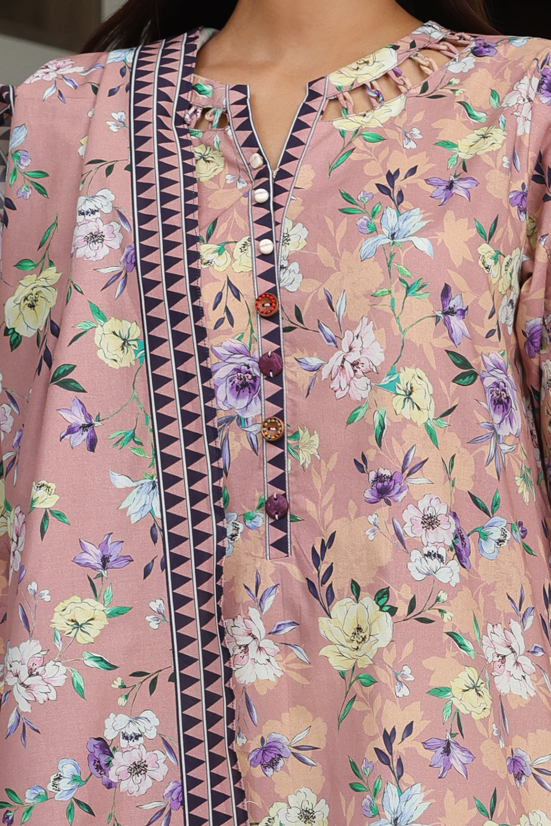 Zellbury | Unstitched 2 Piece Cambric | Shirt Dupatta - 0007 - House Of Zarish