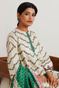 Zellbury | Unstitched 2 Piece Cambric | Shirt Dupatta - 0009 - House Of Zarish