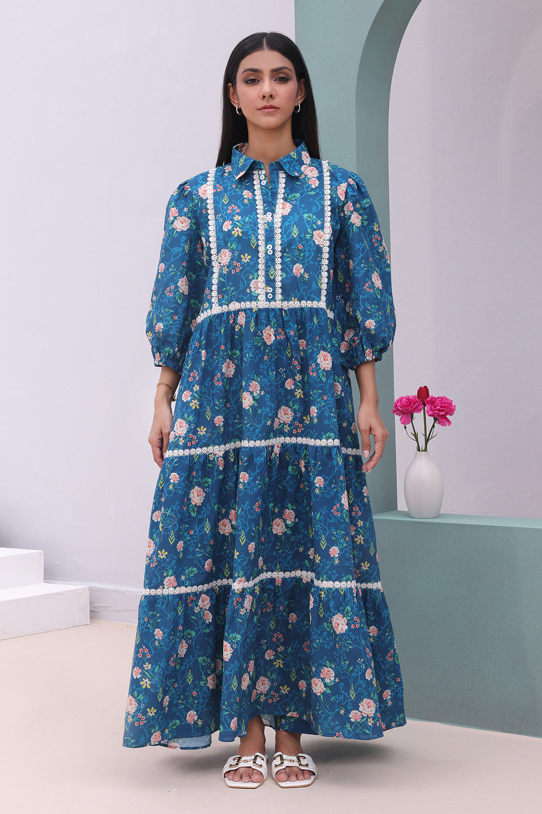Zellbury | Unstitched 2 Piece Cambric | Shirt Shalwar - 0011 - Libasekhas