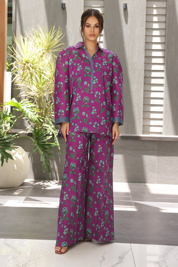 Zellbury | Unstitched 2 Piece Cambric | Shirt Shalwar - 0014 - House Of Zarish
