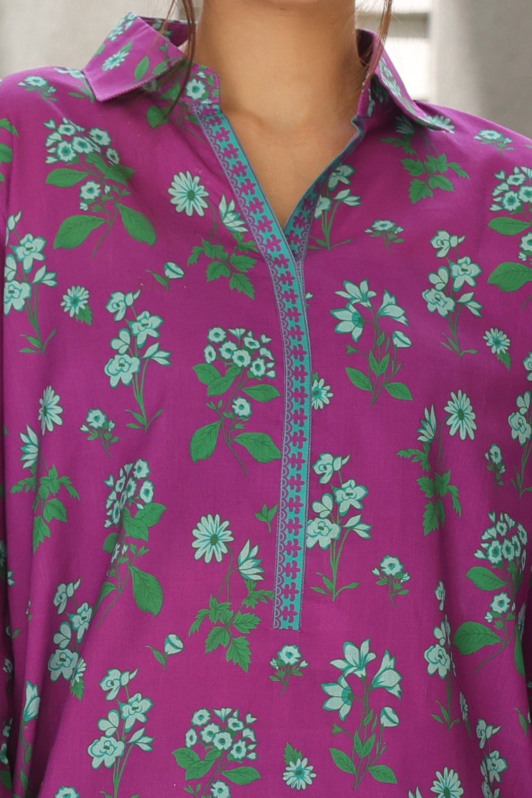 Zellbury | Unstitched 2 Piece Cambric | Shirt Shalwar - 0014 - House Of Zarish