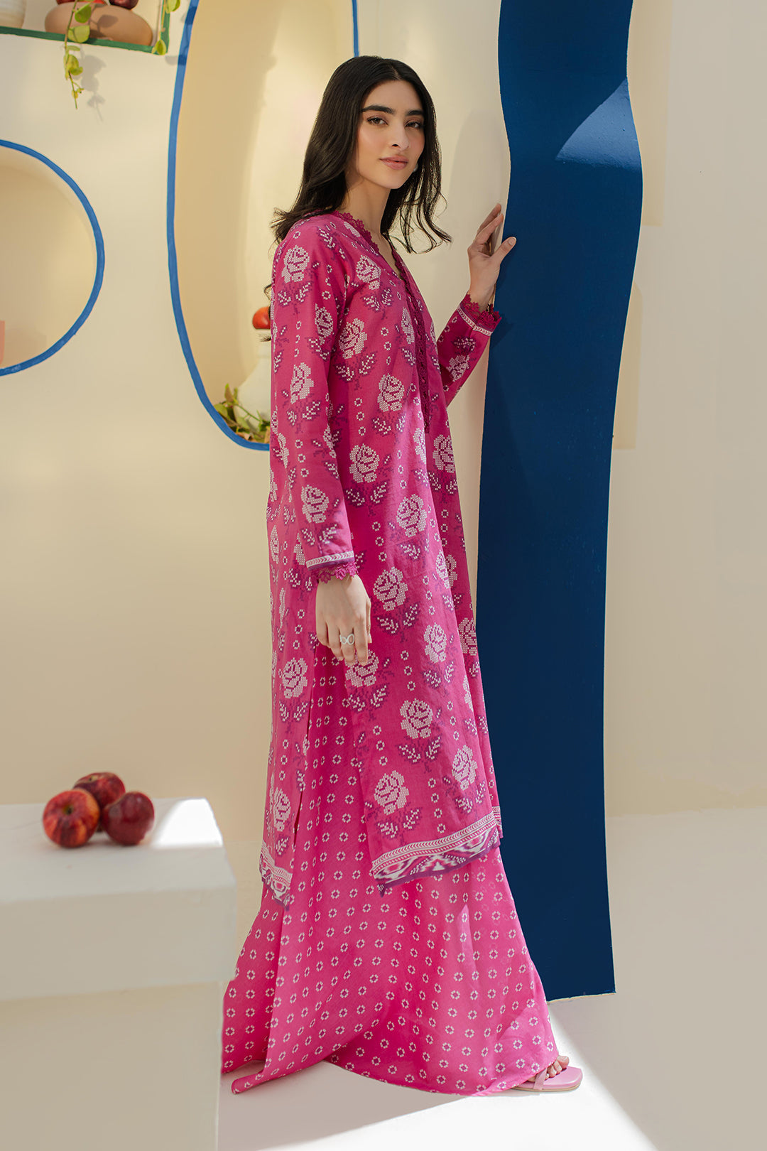 Zellbury | Unstitched 2 Piece Cambric | Shirt Shalwar - 0017 - House Of Zarish