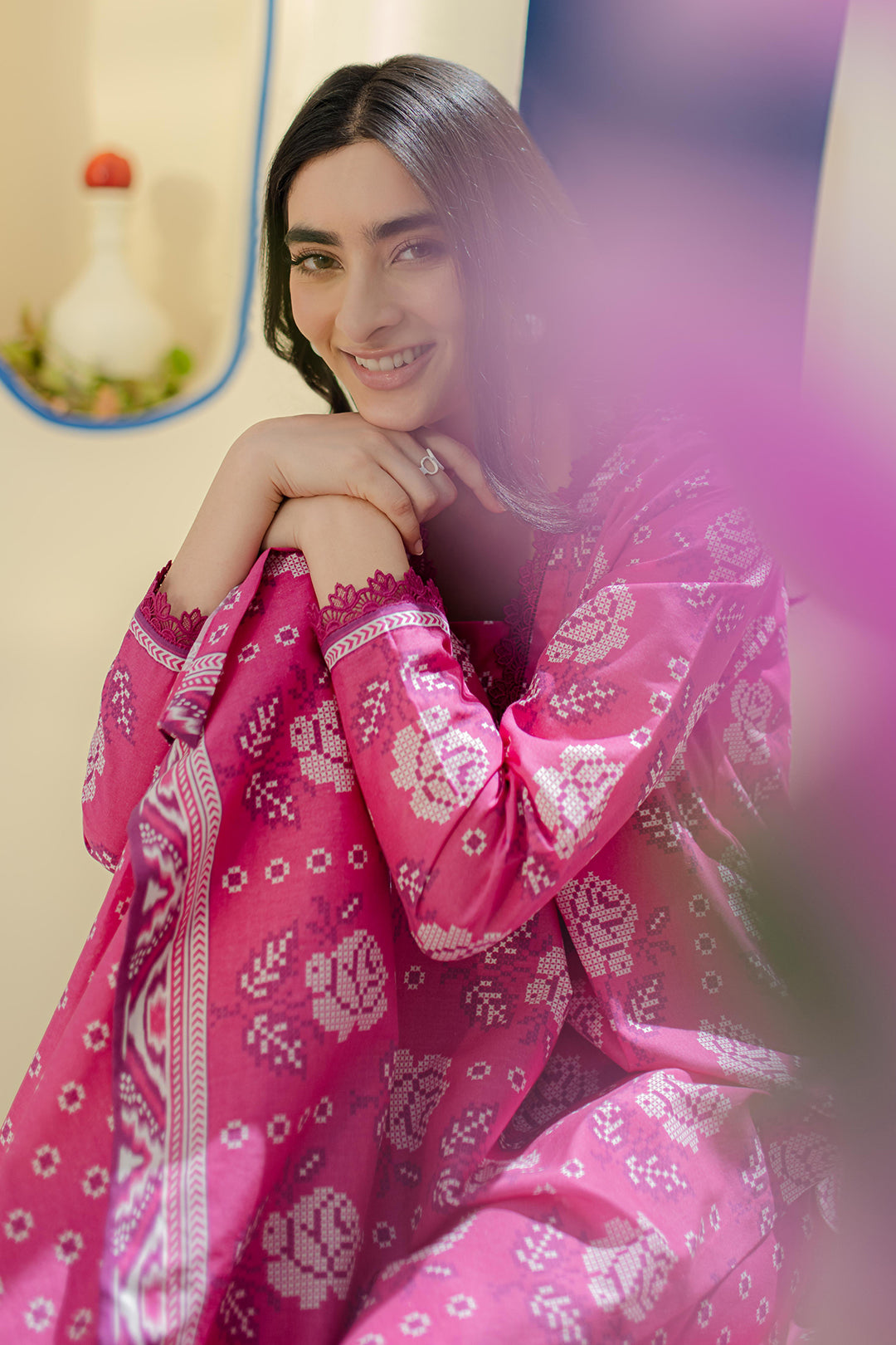 Zellbury | Unstitched 2 Piece Cambric | Shirt Shalwar - 0017 - House Of Zarish