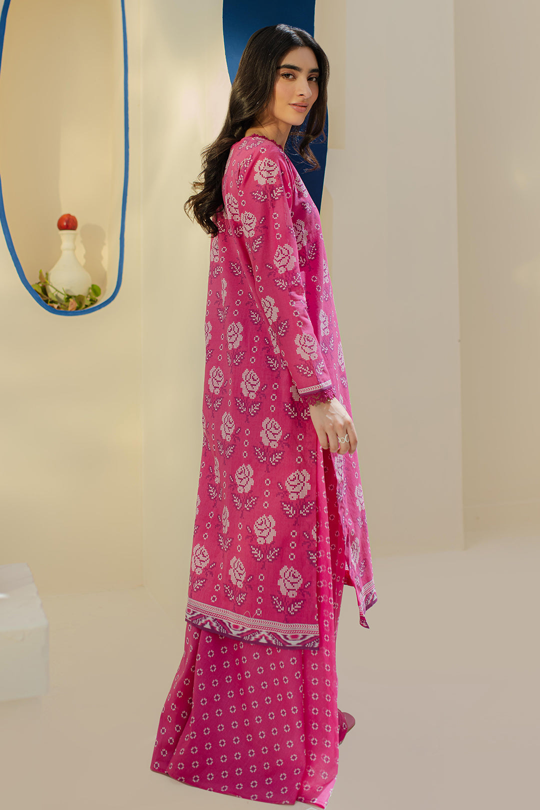 Zellbury | Unstitched 2 Piece Cambric | Shirt Shalwar - 0017 - House Of Zarish