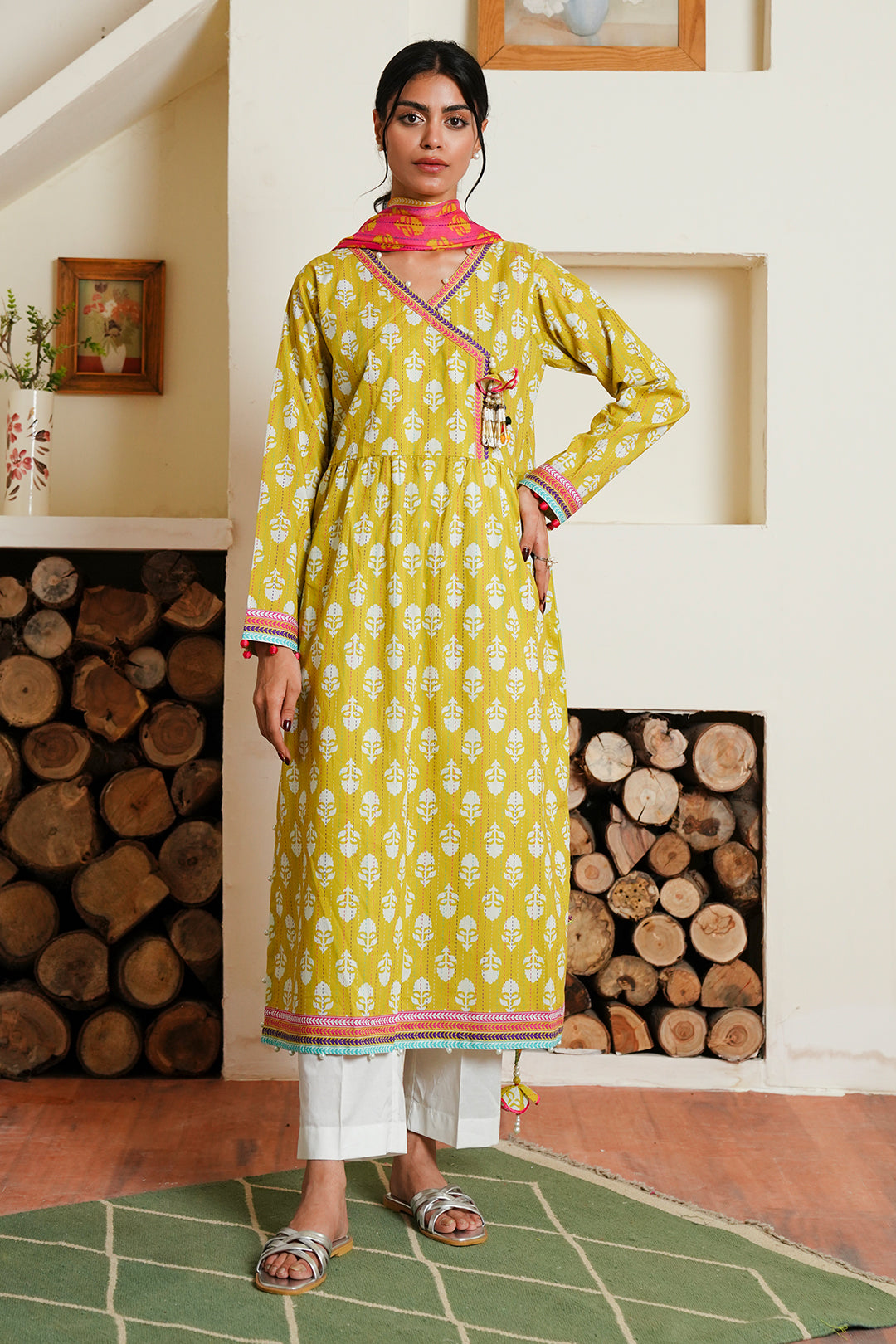 Zellbury | Unstitched 2 Piece Cambric | Shirt Dupatta - 0089 - House Of Zarish