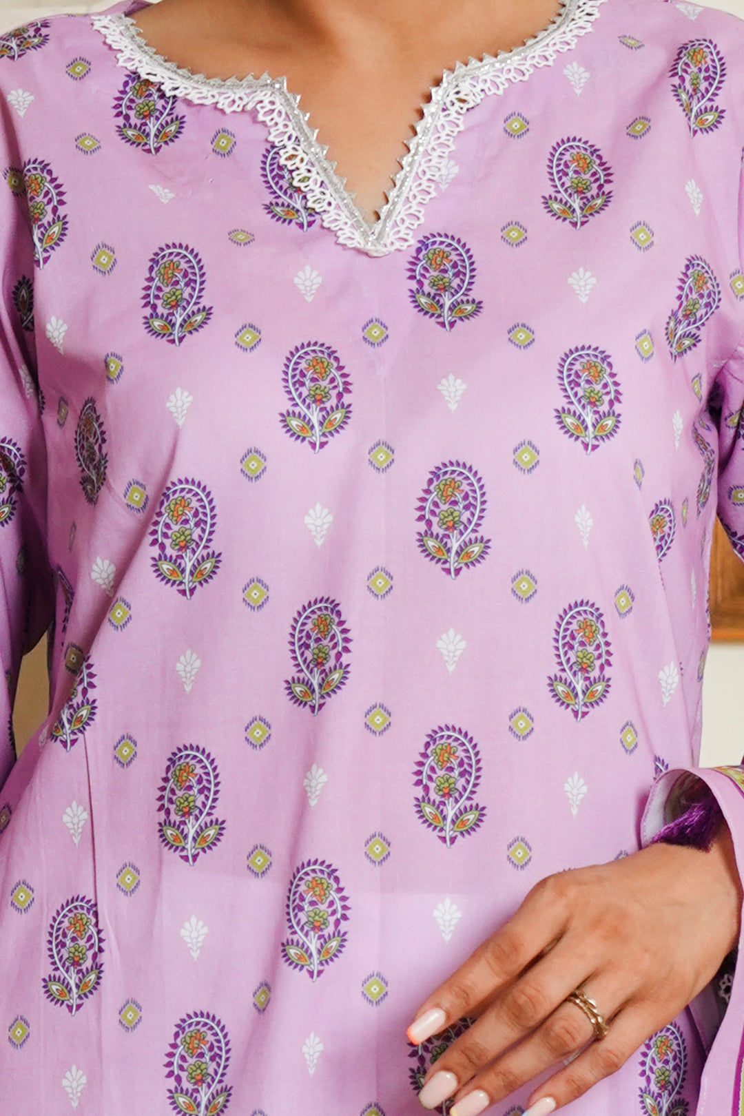 Zellbury | Unstitched 2 Piece Cambric | Shirt Dupatta - 0094 - House Of Zarish
