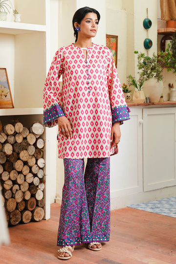Zellbury | Unstitched 2 Piece Cambric | Shirt Shalwar - 0098 - House Of Zarish