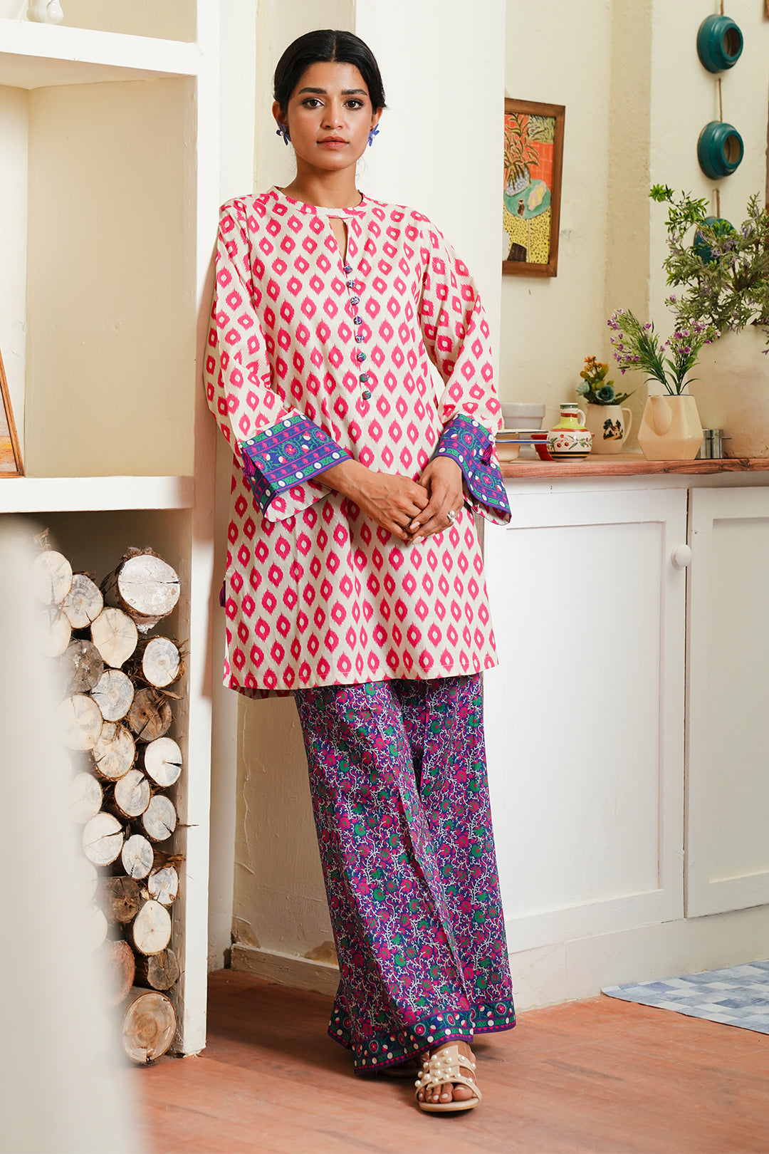Zellbury | Unstitched 2 Piece Cambric | Shirt Shalwar - 0098 - House Of Zarish