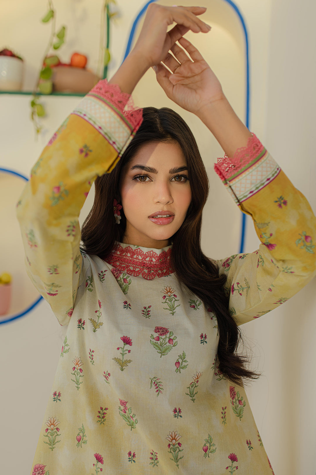 Zellbury | Unstitched 2 Piece Cambric | Shirt Shalwar - 0101 - House Of Zarish