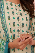 Zellbury | Unstitched 2 Piece Cambric | Shirt Dupatta - 0606 - House Of Zarish