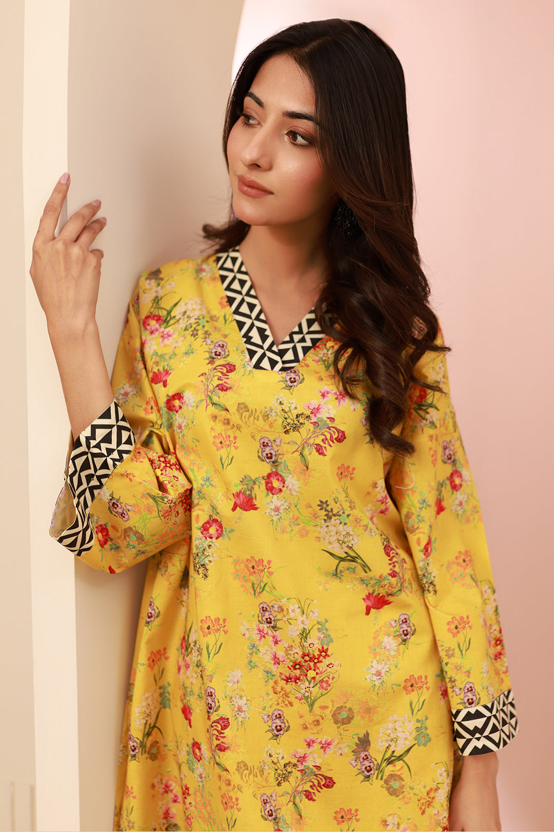 Zellbury | Unstitched 2 Piece Cambric | Shirt Shalwar - 0609 - House Of Zarish