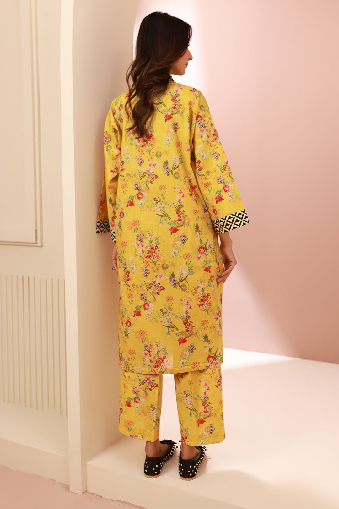 Zellbury | Unstitched 2 Piece Cambric | Shirt Shalwar - 0609 - House Of Zarish
