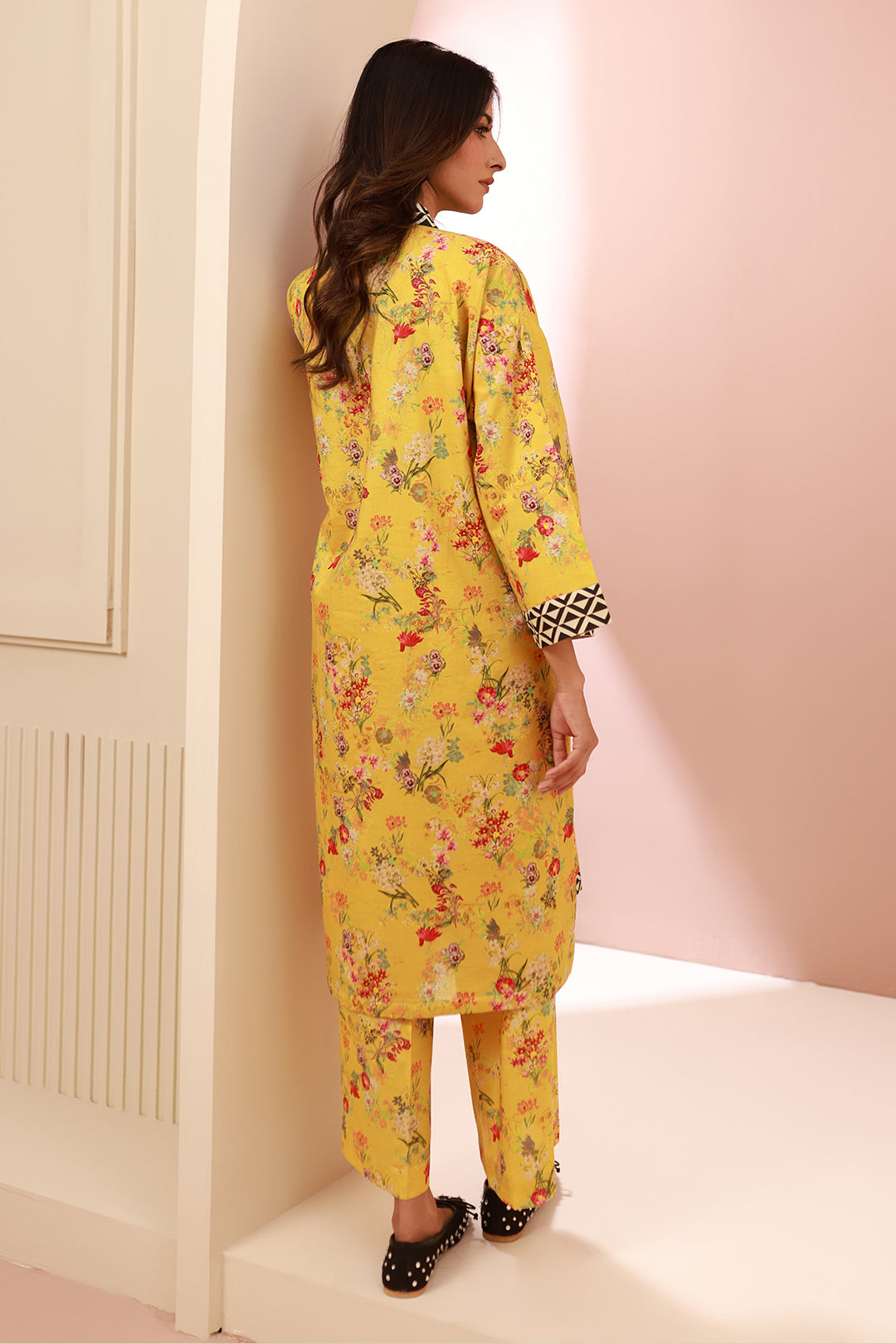 Zellbury | Unstitched 2 Piece Cambric | Shirt Shalwar - 0609 - House Of Zarish