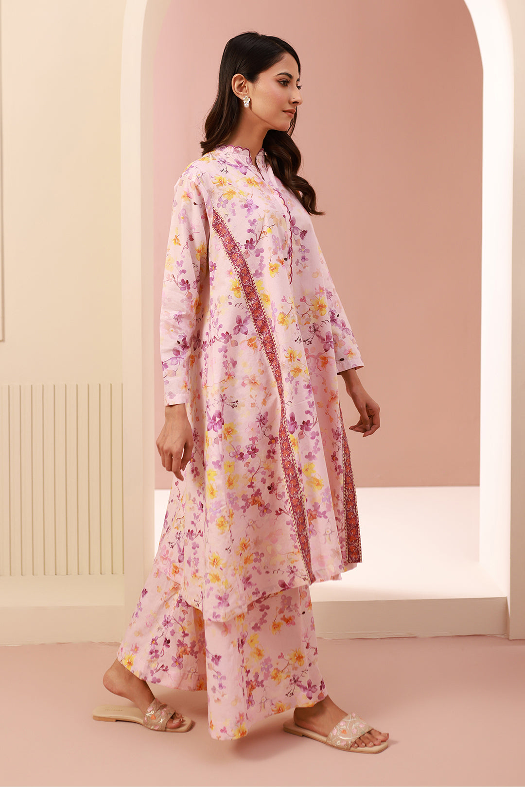 Zellbury | Unstitched 2 Piece Cambric | Shirt Shalwar - 0610 - House Of Zarish