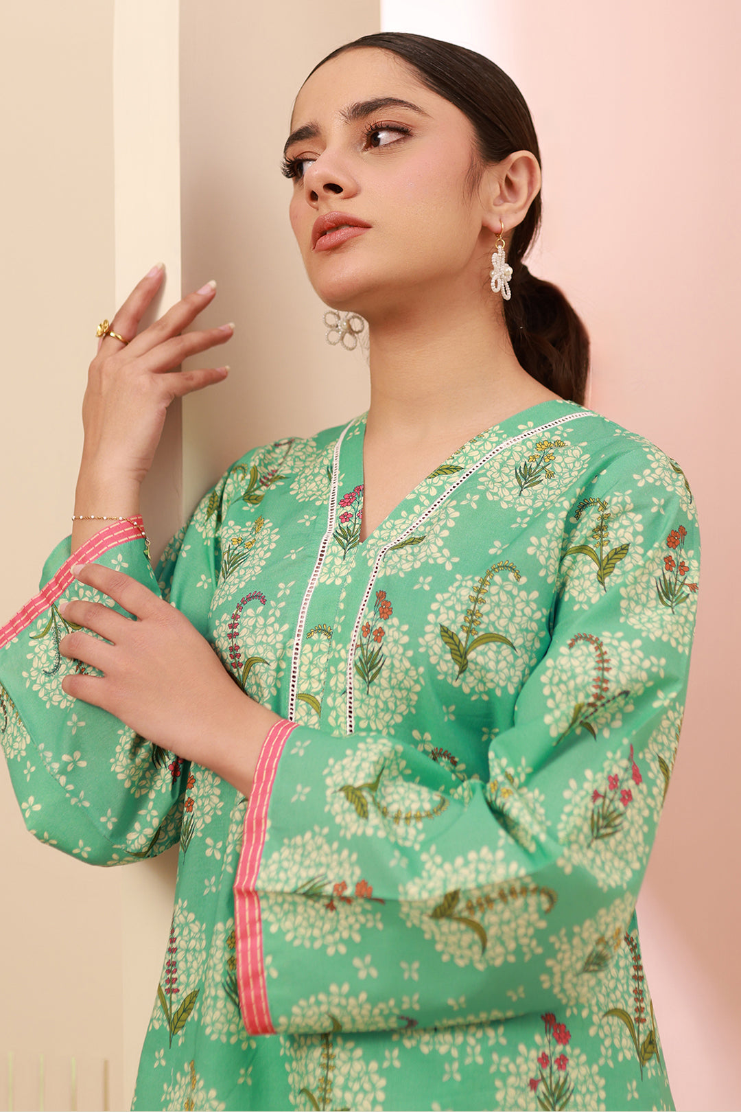 Zellbury | Unstitched 2 Piece Cambric | Shirt Shalwar - 0612 - House Of Zarish