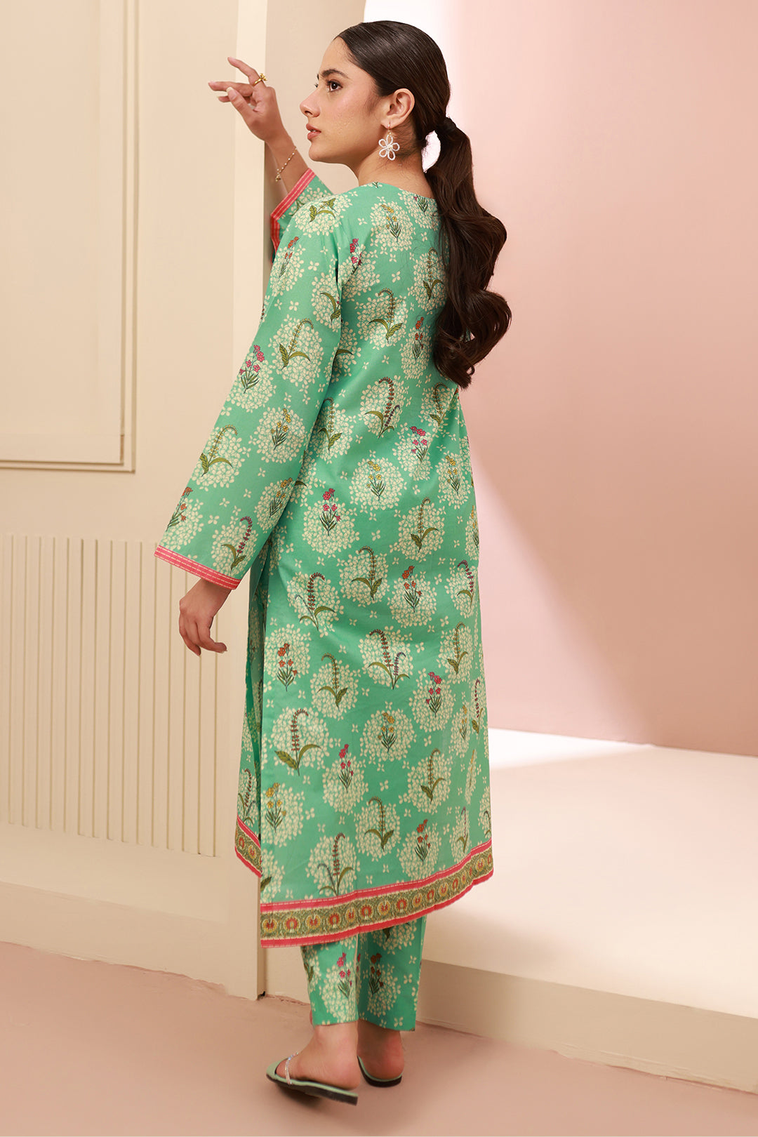 Zellbury | Unstitched 2 Piece Cambric | Shirt Shalwar - 0612 - House Of Zarish