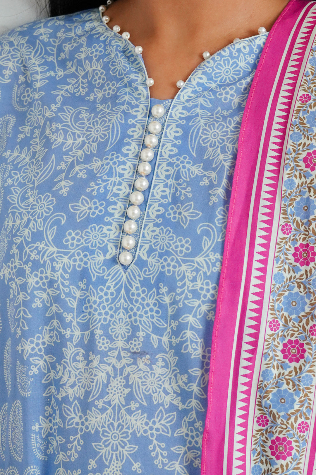 Zellbury | Unstitched 3 Piece Cambric | Shirt Shalwar Dupatta - 0039 - Libasekhas