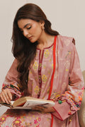 Zellbury | Unstitched 3 Piece Cambric | Shirt Shalwar Dupatta - 0041 - House Of Zarish