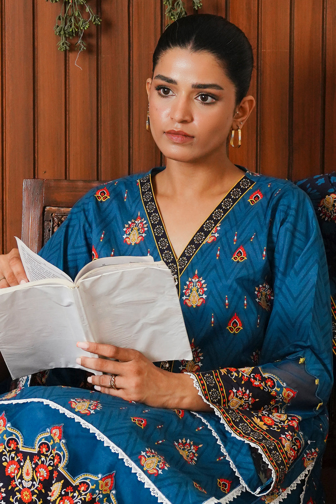 Zellbury | Unstitched 3 Piece Cambric | Shirt Shalwar Dupatta - 0042 - Libasekhas